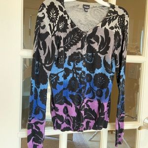 Rafaella Multi-Color Cardigan | Petite Small